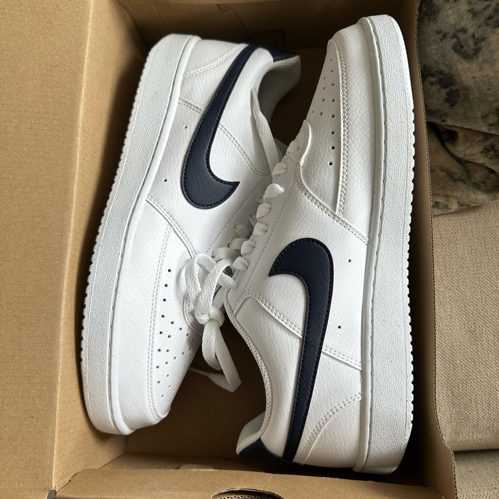 Nike Court Vision Low NN Men’s White/Navy Sneakers